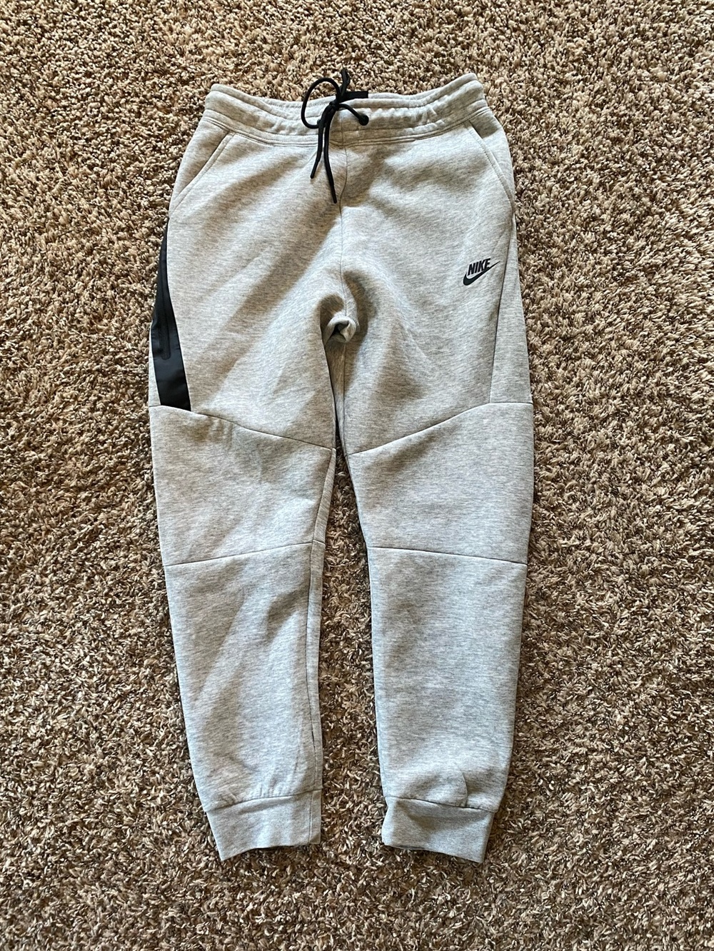 Nike Gray Sweatpants with Black Accent